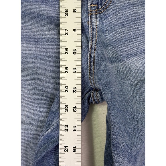 New American Eagle Jeans Womens 16 Long Blue Dreamy Drape Baggy Wide Leg Cargo - Picture 4 of 11